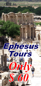 Ephesus Tour from Izmir, Ephesus tours from Kusadasi, Only 60 Dollar Full Services